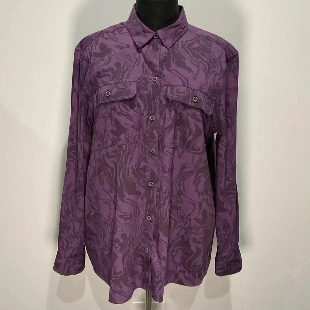 * NWOT* Eddie Bauer |  Travel /Hiking Shirt